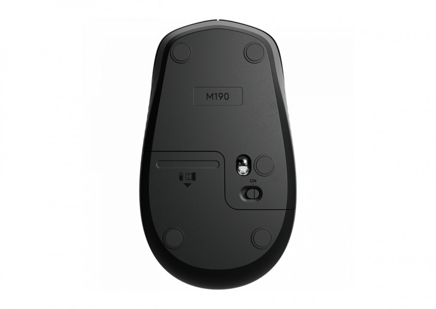 LOGITECH M190 Wireless Mouse - CHARCOAL
