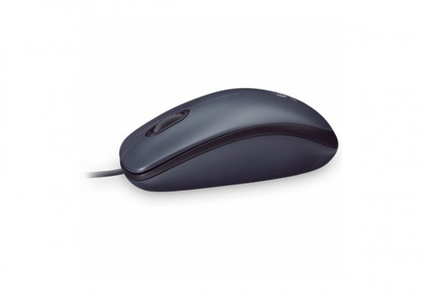 LOGITECH M90 Corded Mouse - GREY - USB - EWR2