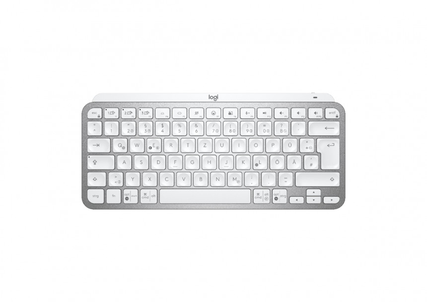 LOGITECH MX Keys Mini Bluetooth Illuminated Keyboard - PALE GREY - US INT'L