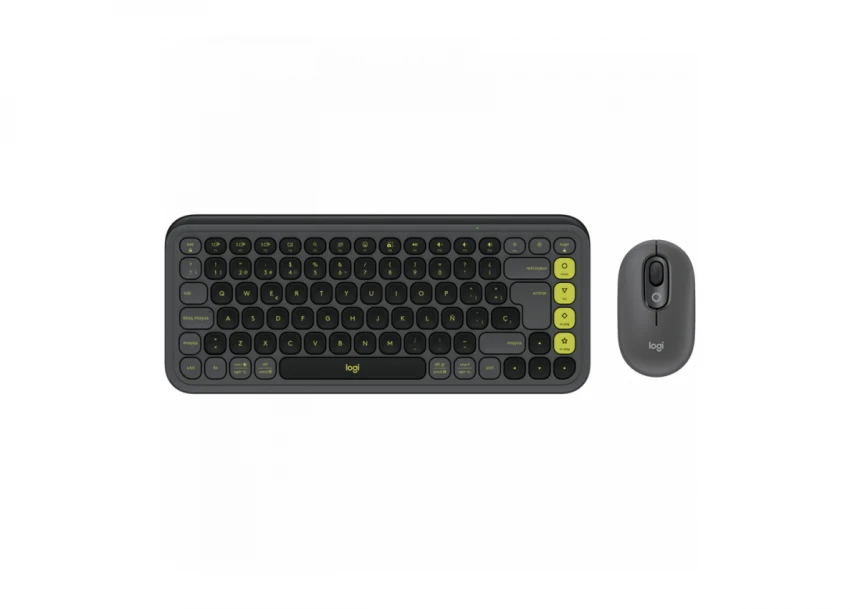 LOGITECH POP ICON COMBO - GRAPHITE - US INT'L - BT  - INTNL-973