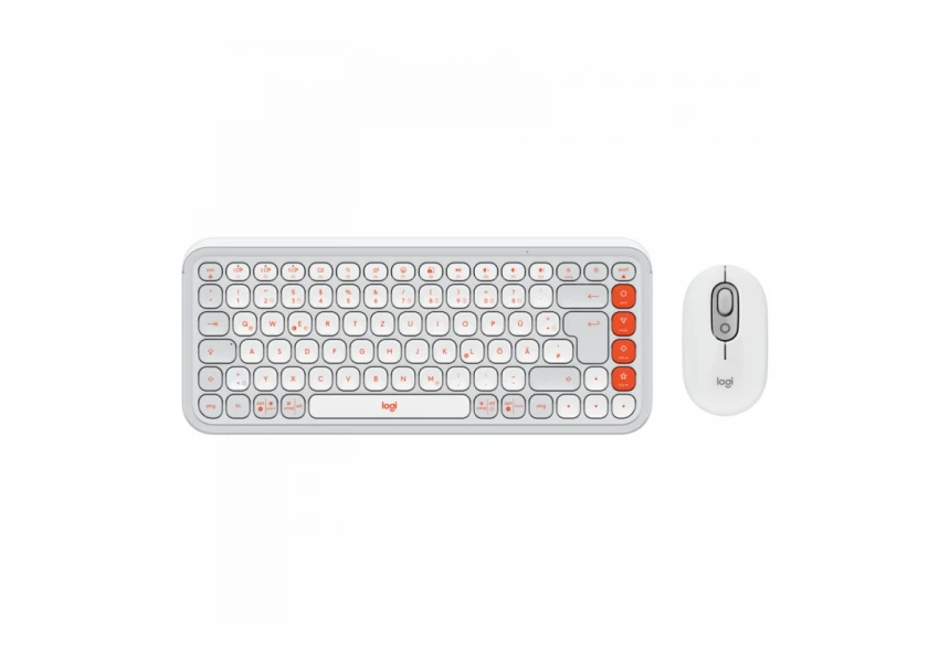 LOGITECH POP ICON COMBO - OFF WHITE - US INT'L - BT  - INTNL-973