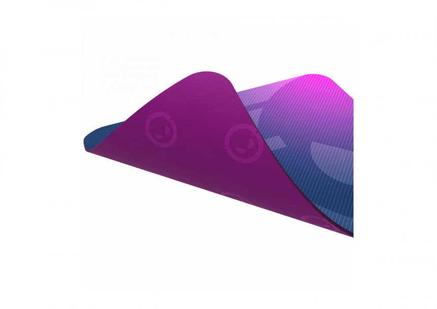 Lorgar Main 133, Gaming mouse pad, High-speed surface, Purple anti-slip rubber base, size: 360mm x 300mm x 3mm, weight 0.2kg