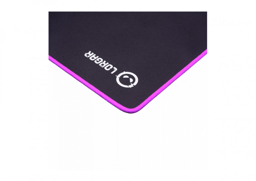 Lorgar Main 313, Gaming mouse pad, High-speed surface, Purple anti-slip rubber base, size: 360mm x 300mm x 3mm, weight 0.195kg