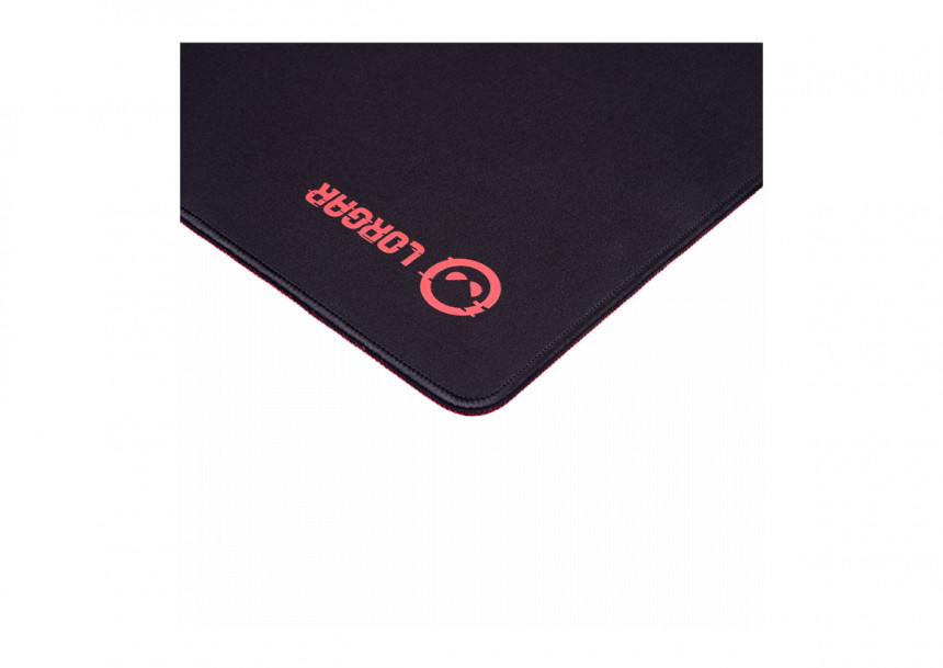 Lorgar Main 325, Gaming mouse pad, Precise control surface, Red anti-slip rubber base, size: 500mm x 420mm x 3mm, weight 0.4kg