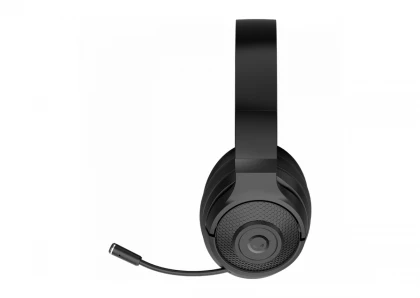 LORGAR Noah 500, Wireless Gaming headset with microphone, JL7006, BT 5.3, battery life up to 58 h (1000mAh), USB (C) charging cable (0.8m), 3.5 mm AUX cable (1.5m), size: 195*185*80mm, 0.24kg, black