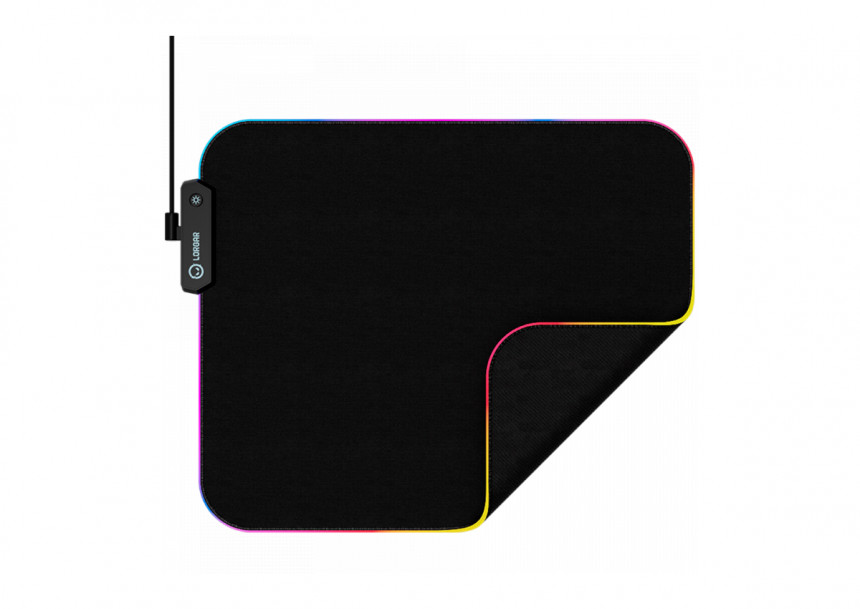 Lorgar Steller 913, Gaming mouse pad, High-speed surface, anti-slip rubber base, RGB backlight, USB connection, Lorgar WP Gameware support, size: 360mm x 300mm x 3mm, weight 0.250kg