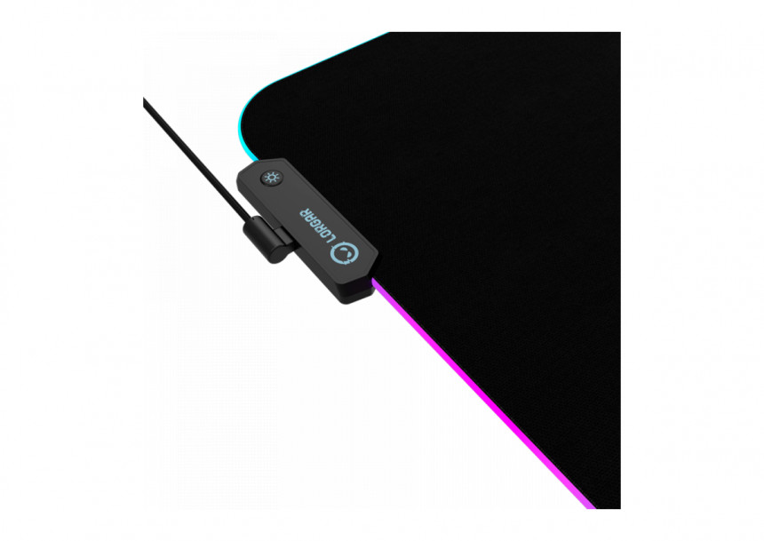 Lorgar Steller 919, Gaming mouse pad, High-speed surface, anti-slip rubber base, RGB backlight, USB connection, Lorgar WP Gameware support, size: 900mm x 360mm x 3mm, weight 0.635kg