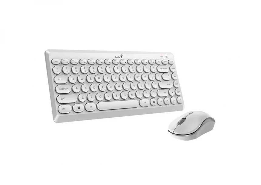 LuxeMate Q8000 Wireless USB YU bela tastatura + miš 