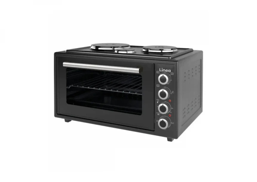 Mini šporet LINEA LMO45-0611 3100W 3 ringle crna