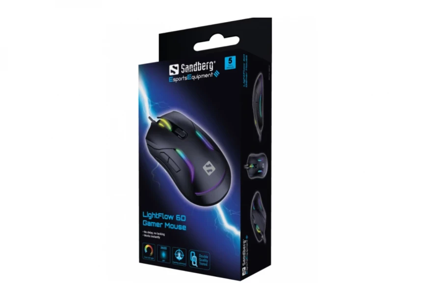 Miš Sandberg LightFlow 6D Gamer Mouse 640-27