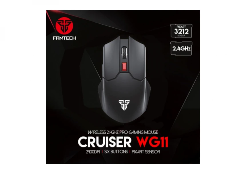 Miš Wireless Fantech WG11 Cruiser space edition beli