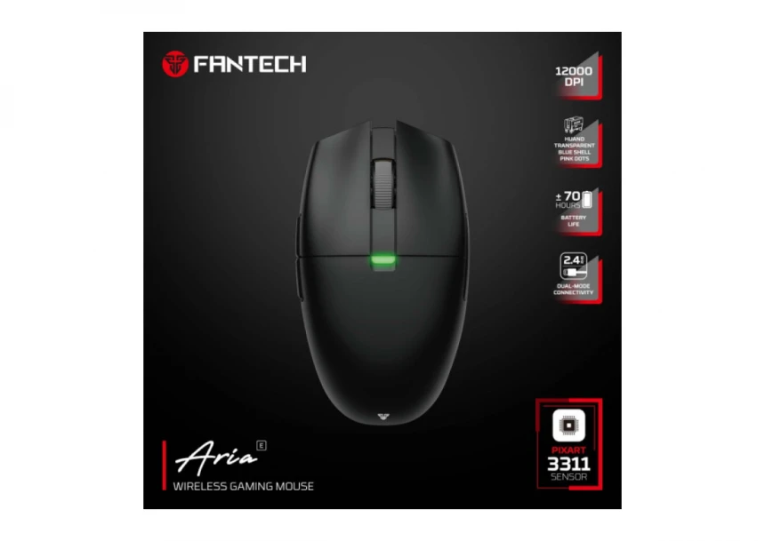 Miš Wireless Fantech XD7E Aria E crni