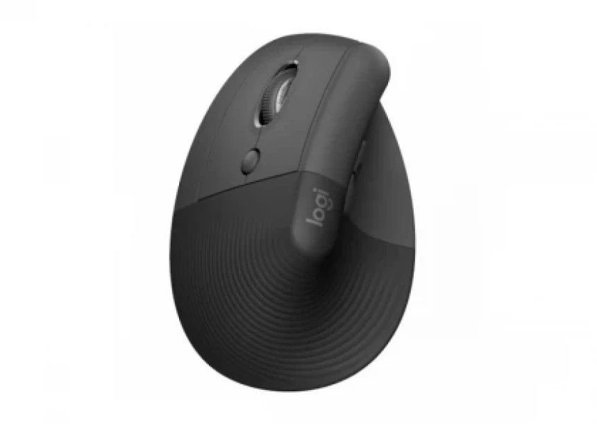 Mouse Wireless Logitech Lift Left Vertical Ergonomic Mouse-Graphite