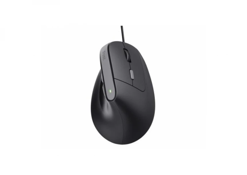TRUST Miš BAYO II Ergonomic žični/crna
