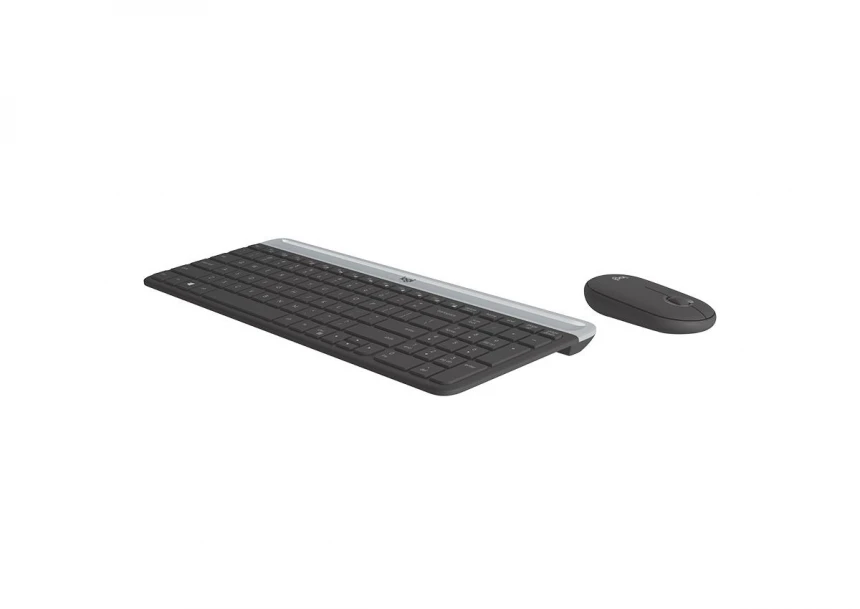 LOGITECH_ MK470 Wireless Desktop US Graphite tastatura + miš 