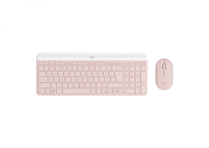 MK470 Wireless Desktop US Roze tastatura + miš 