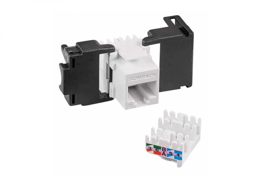 Modul RJ-45 kat. 6 UTP HSEMRJ6UWS Schrack