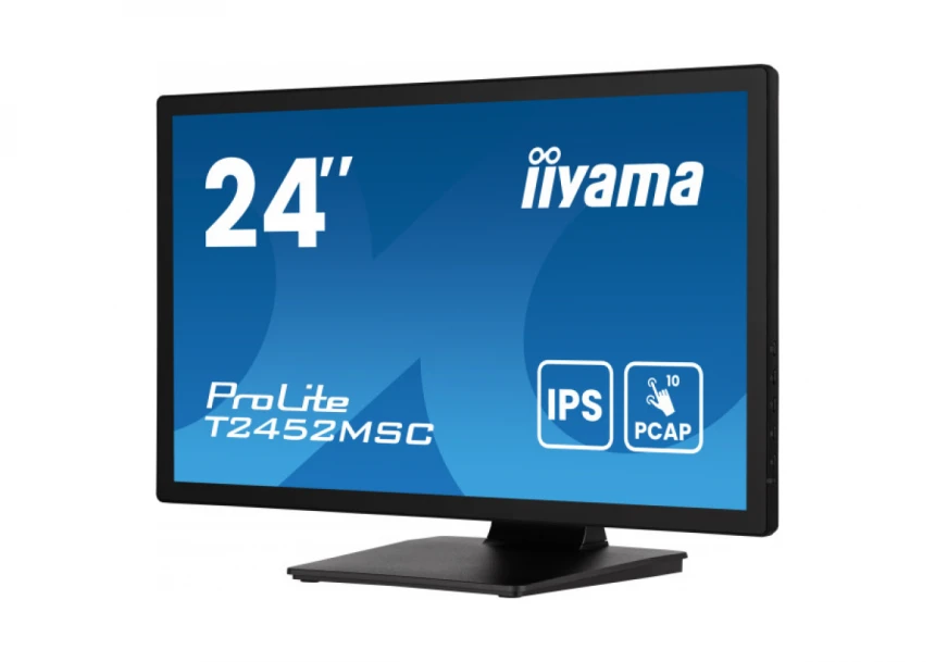 Monitor 23.8" Iiyama ProLite T2452MSC-B1AG IPS 1920x1080/60Hz/5ms/HDMI/DP/USB