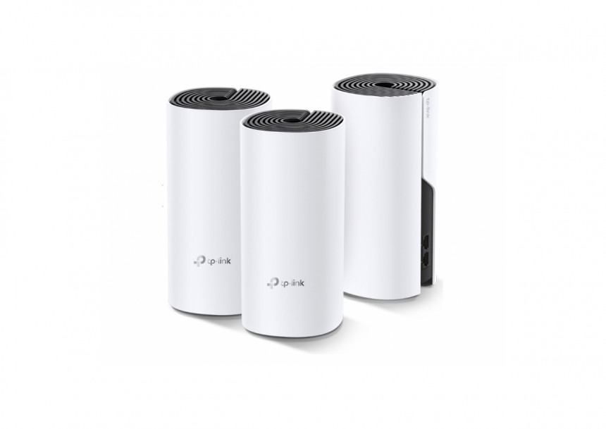 Mrežni mesh sistem TP-LINK DECO E4(3-PACK) Wi-Fi/AC1200/867Mbps/300Mbps/2x LAN/2 antene