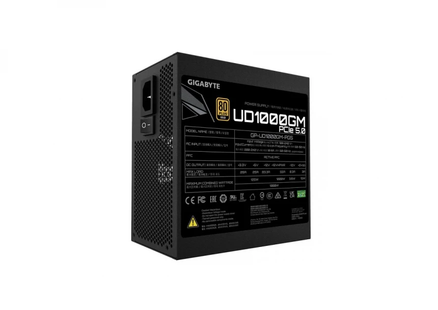 Napajanje GIGABYTE UD1000GM PG5 GEU2 1000W/ATX/80Plus Gold/crna