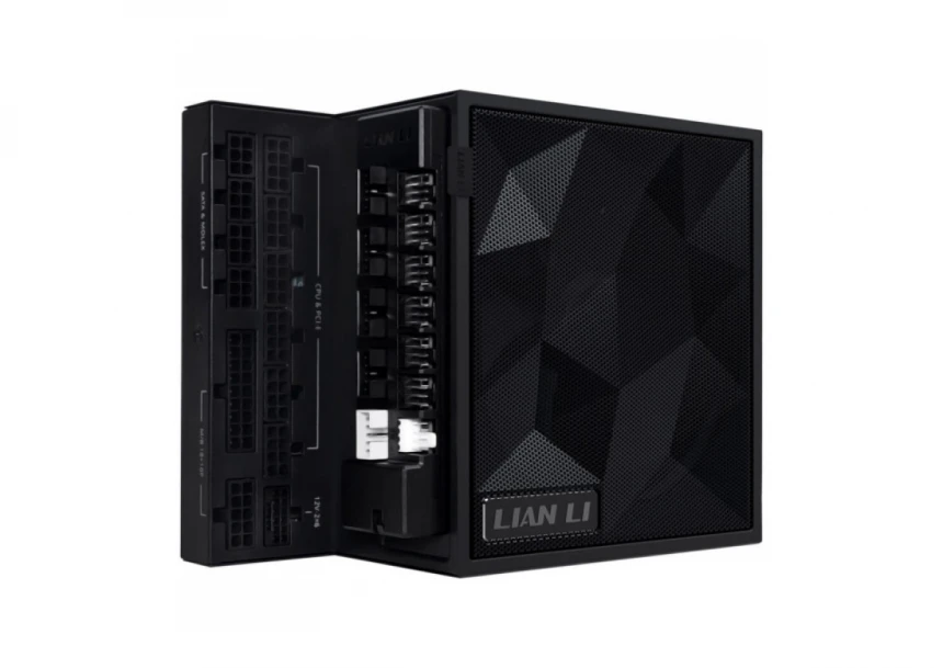 Napajanje 1200W Lian Li EDGE 80PLUS Gold PCIe 5.1, ATX 3,1 USB HUB, Crno