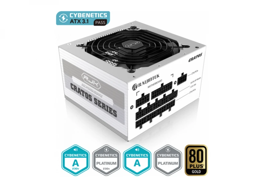 Napajanje 1200W Raijintek Cratos, Belo  0R30B00004