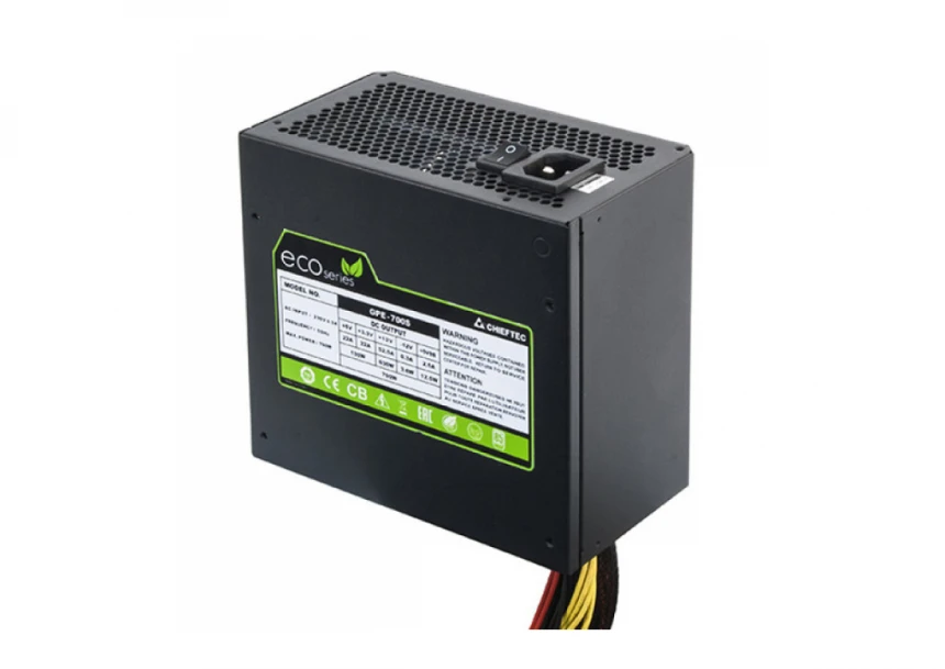 Napajanje 700W Chieftec GPE-700S 12cm Silent Active PFC Efficiency >85%