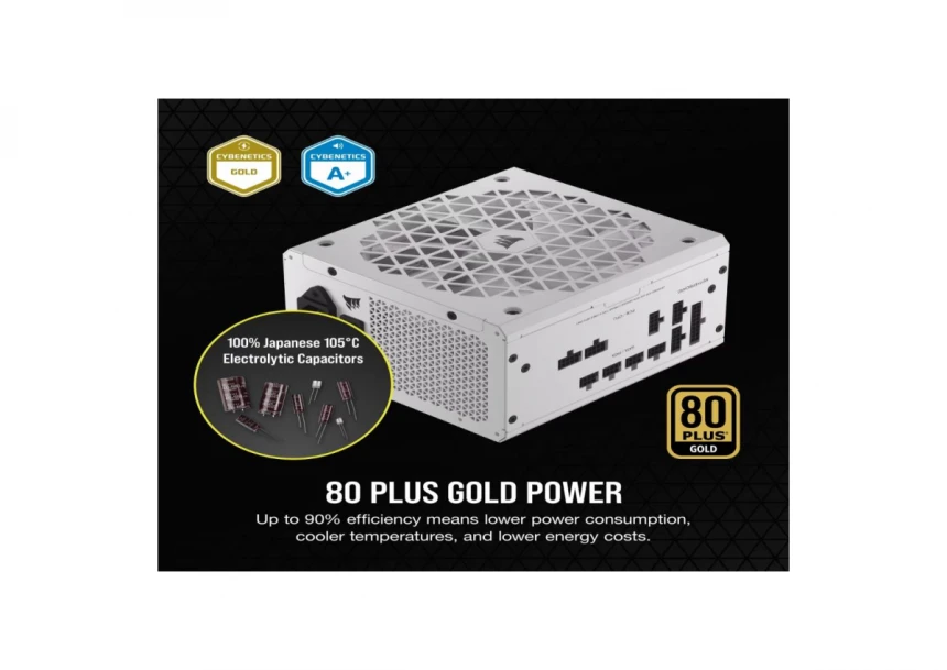 Napajanje CORSAIR SHIFT RM750x 750W/modularno/ATX/80+Gold/bela