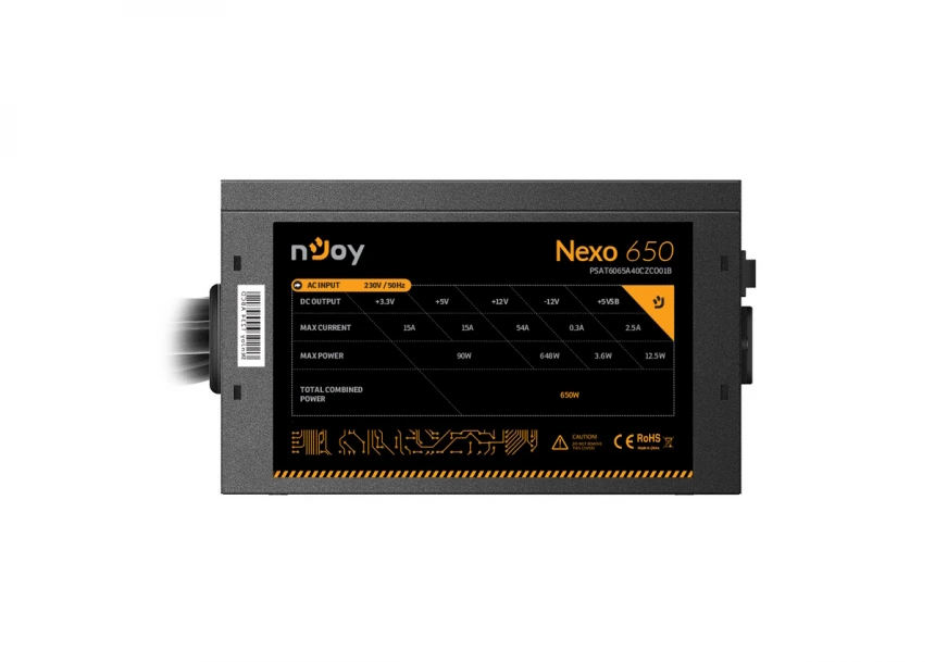 NJOY Nexo 650 650W napajanje (PSAT6065A40CZCO01B) 