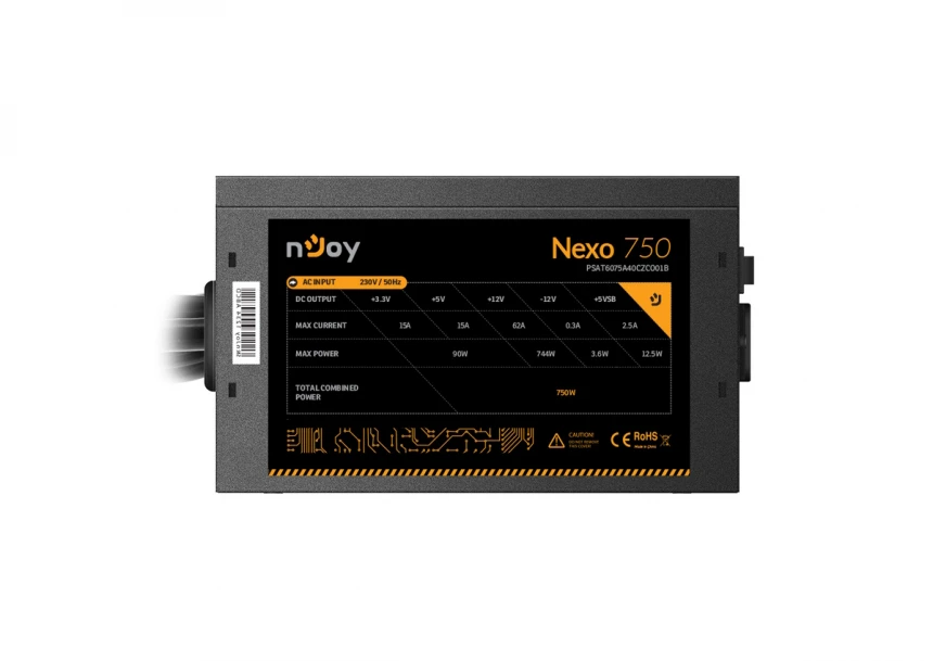 NJOY Nexo 750 750W napajanje (PSAT6075A40CZCO01B) 