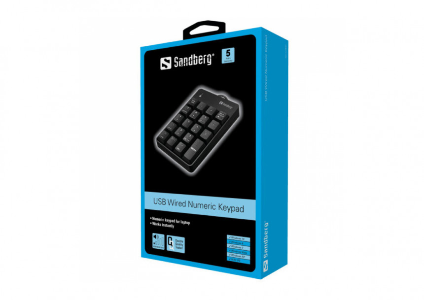 Numerička tastatura Sandberg USB 630-07