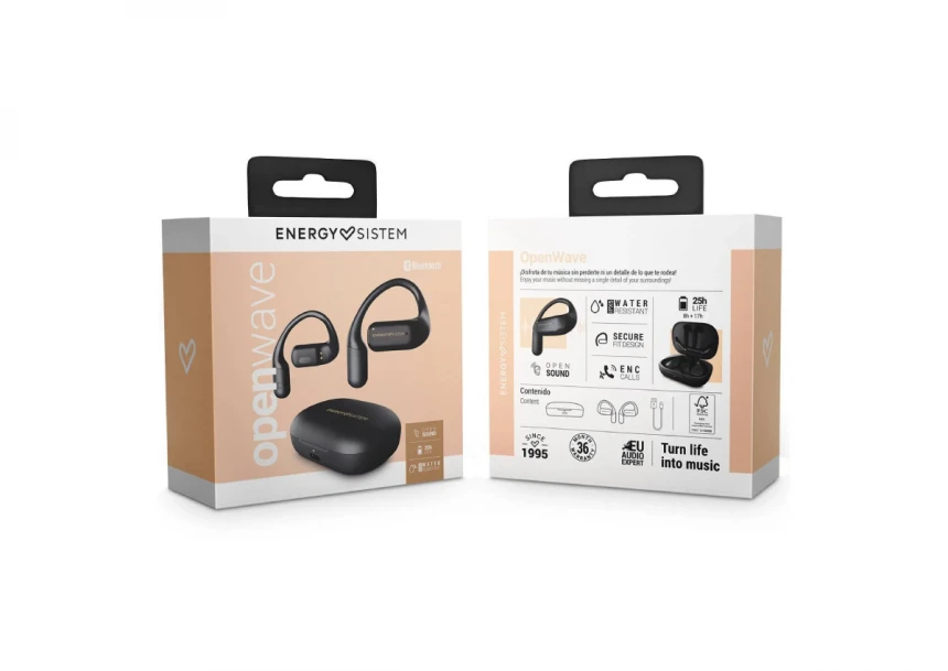 ENERGY SISTEM OpenWave Bluetooth crne slušalice (M45882) 