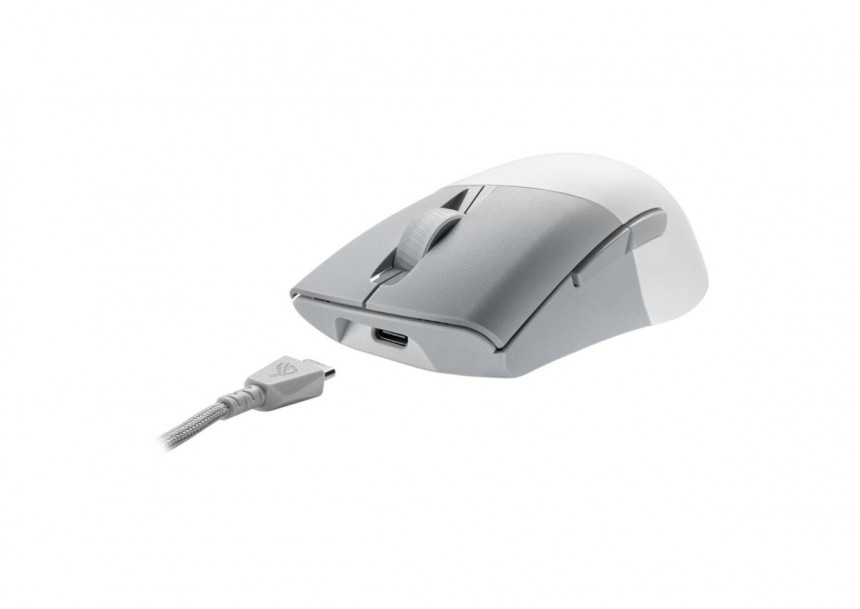 P709 ROG KERIS Wireless AimPoint Gaming Optical USB beli miš