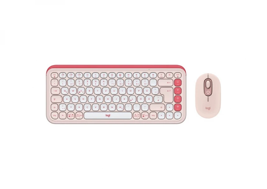 LOGITECH POP Icon Combo US tastatura rose 