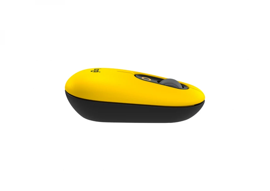 LOGITECH Pop Mouse with Emoji, Blast Yellow miš