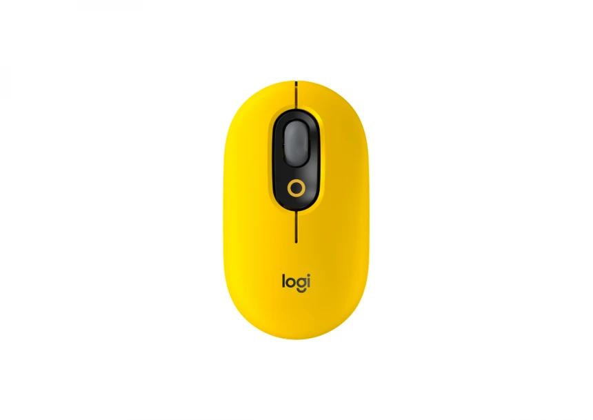 LOGITECH Pop Mouse with Emoji, Blast Yellow miš