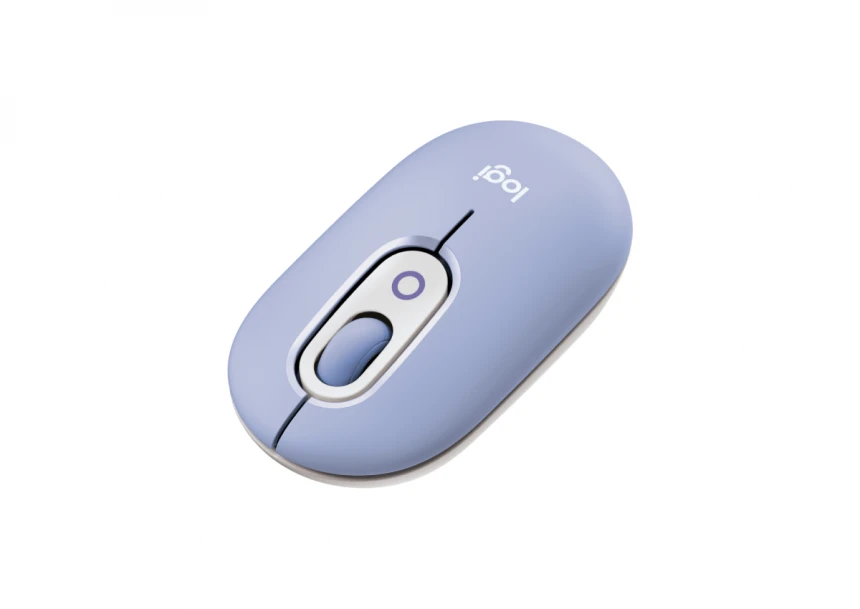 LOGITECH Pop Mouse with Emoji, Lilac miš 