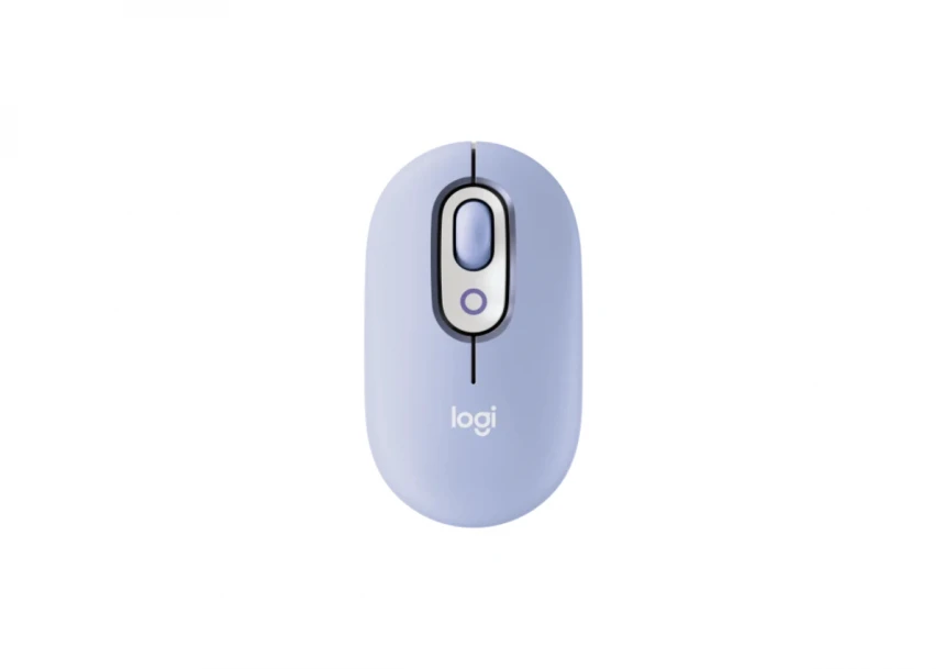 LOGITECH Pop Mouse with Emoji, Lilac miš 