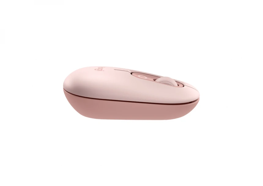 LOGITECH Pop Mouse with Emoji, Rose miš