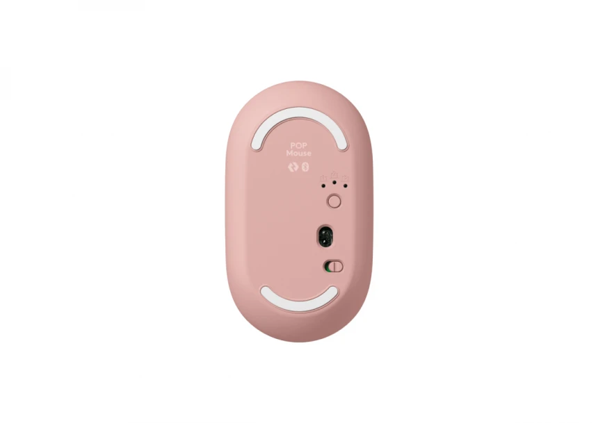 LOGITECH Pop Mouse with Emoji, Rose miš