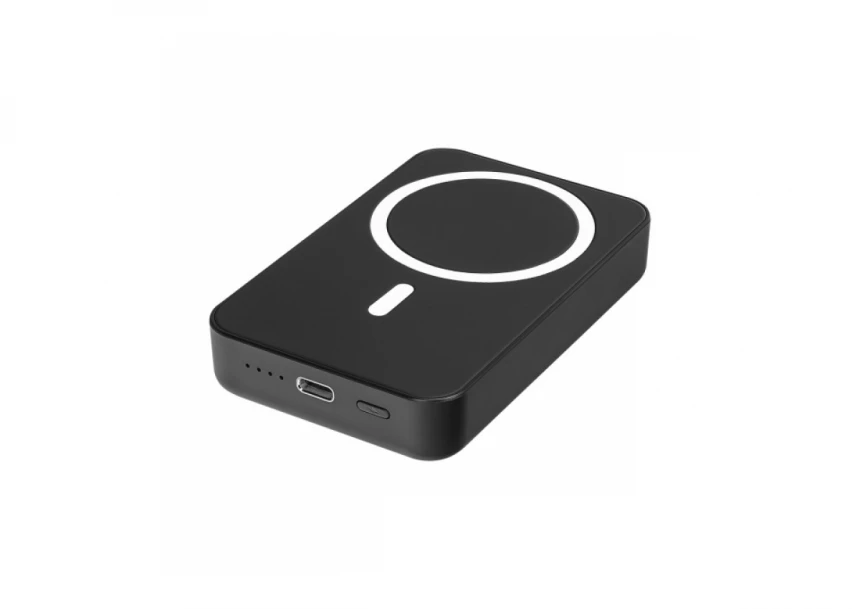 Powerbank S-LINK M100 10000mAh LCD/PD20W/Magsafe/crni