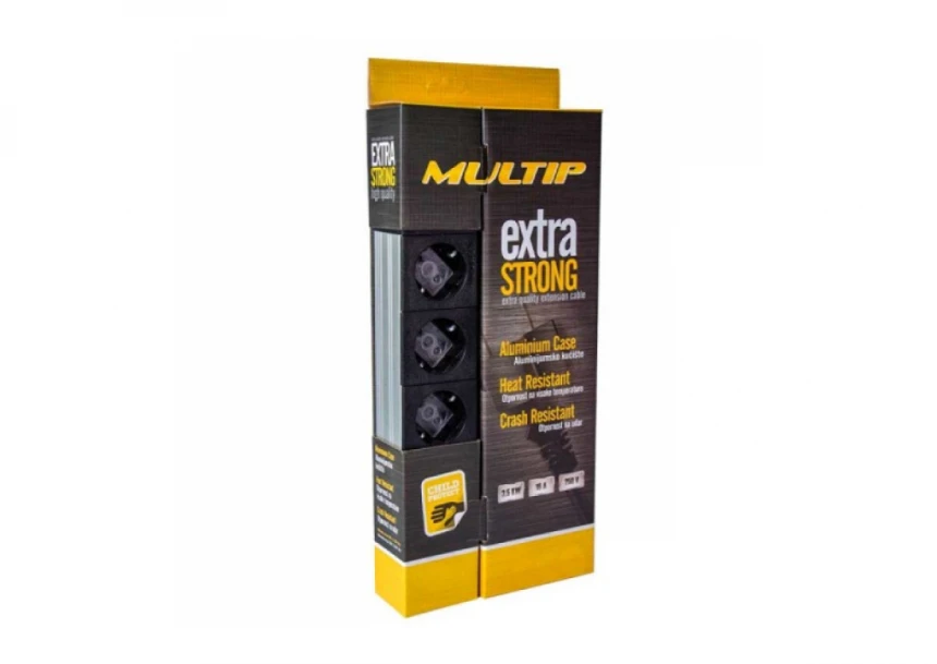 Produžni kabl Multip 1001073 sa 7 utičnica/prekidač/1,4m