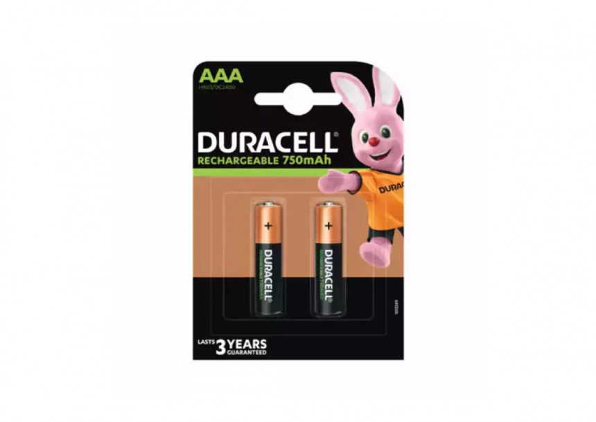 Punjiva baterija Duracell Duralock HR3 750mAh AAA (pak 2 kom)