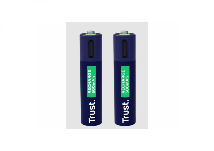 Punjive baterija TRUST USB-C  2P - AAA/2 kom/ crna