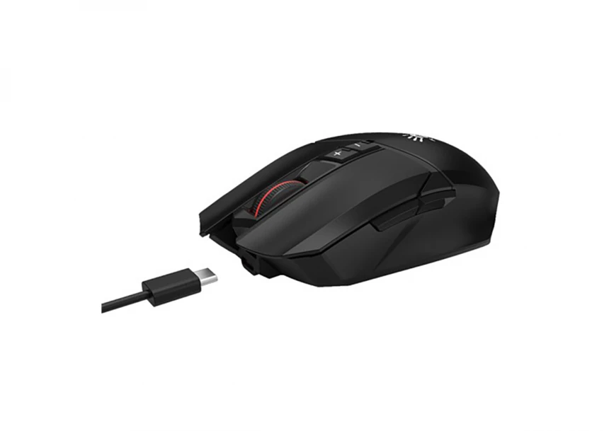 A4 TECH R36 Ultra Dual Mode Wireless Gaming USB Stone Black miš crni 