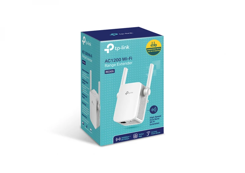 TP-LINK RE305 AC1200 Mesh Wi-Fi Range Extender 