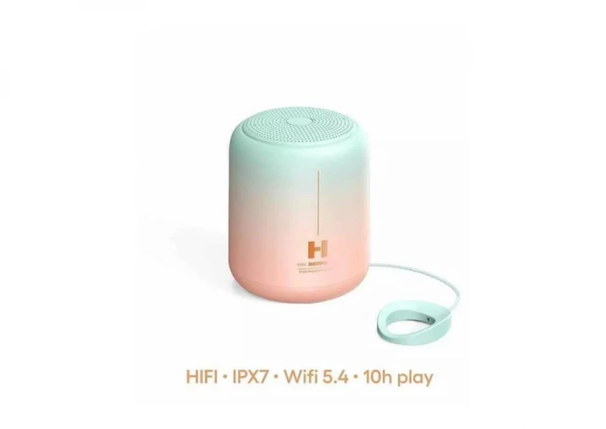 REMAX RB-H1 Pink/green  Blue Sky Mirror Portable Wireless Speaker