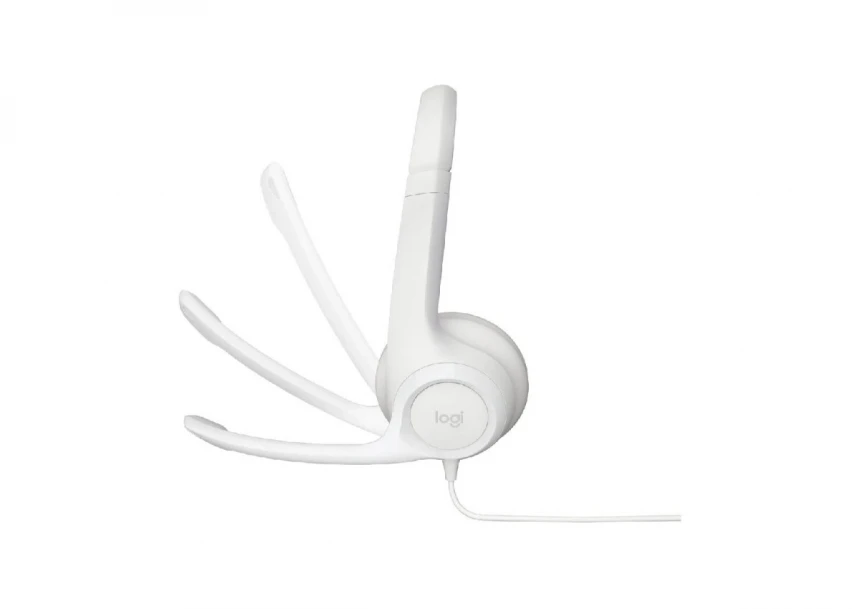 Sl. Sa mikrofonom Logitech H390 ClearChat Comfort USB Headset White