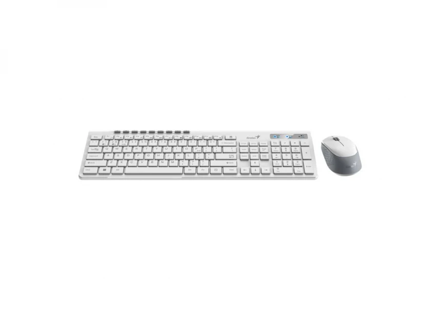 GENIUS SlimStar 8230 Wireless USB YU bela tastatura+ miš 