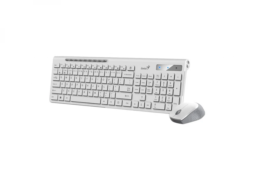SlimStar 8230 Wireless USB YU bela tastatura+ miš 
